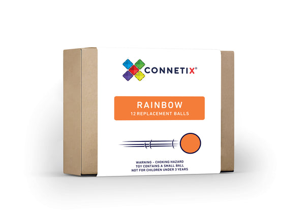 Connetix 12 Piece Rainbow replacement ball set  