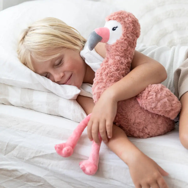 Francesca the Flamingo Weighted Buddy Mindful and Co Kids Rata and Roo