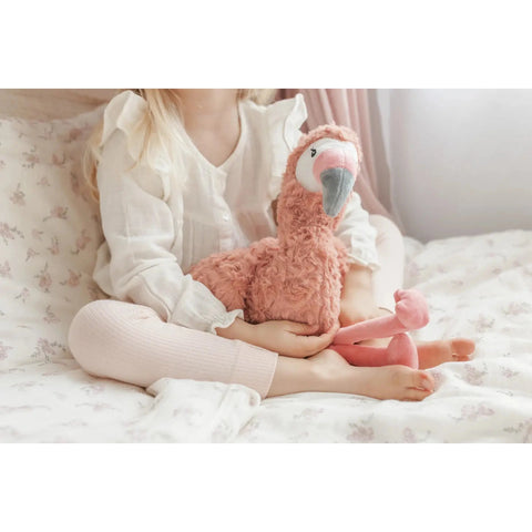 Francesca the Flamingo Weighted Buddy Mindful and Co Kids Rata and Roo