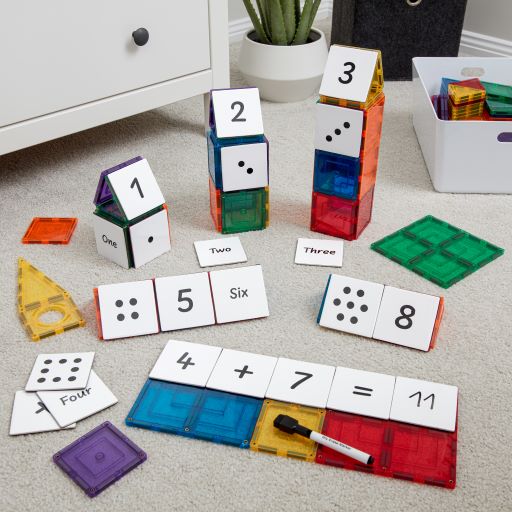 Learn & Grow Magnetic Tile Topper - 40 Piece Numeracy Pack Learn and Grow Toys Rata and Roo