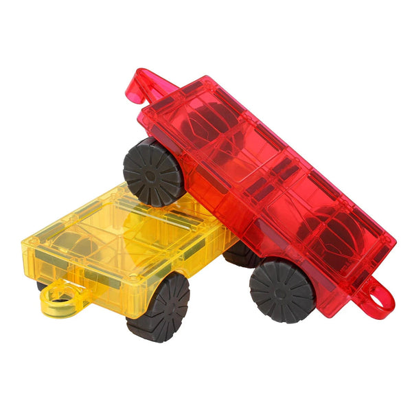 Learn & Grow Magnetic Tiles - 2 Piece Car Base Pack Learn and Grow Toys Rata and Roo