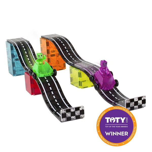 Magna-Tiles Downhill Duo - 40 Piece Set Magna-Tiles Rata and Roo