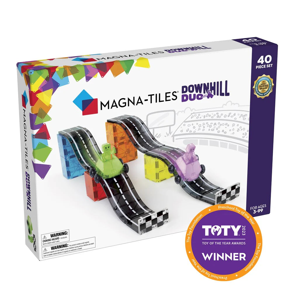 Magna-Tiles Downhill Duo - 40 Piece Set Magna-Tiles Rata and Roo