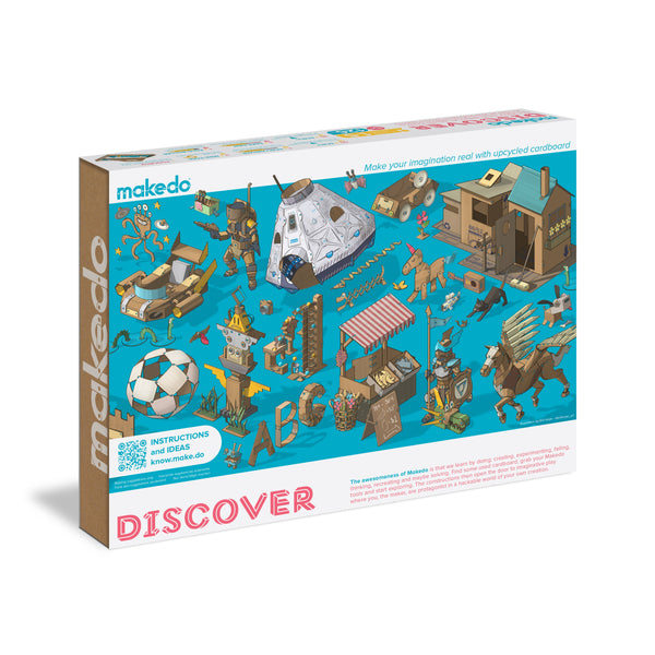 Makedo DISCOVER | Upcycled Cardboard Construction Toolkit Makedo Australia Rata and Roo