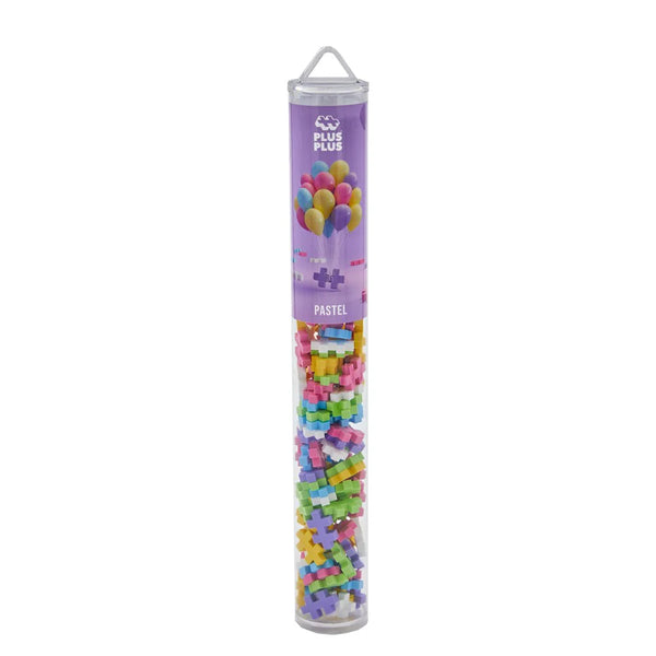 Plus Plus Tube - Pastel Mix 100pcs Plus Plus Rata and Roo