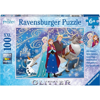 Ravensburger - Disney Frozen Glittery Snow 100pc Ravensburger Rata and Roo