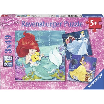 Ravensburger - Disney Princesses Adventure 3x49pc Ravensburger Rata and Roo