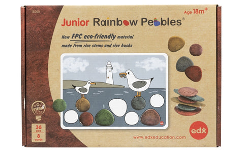 Junior Rainbow Pebbles Eco-Friendly Material