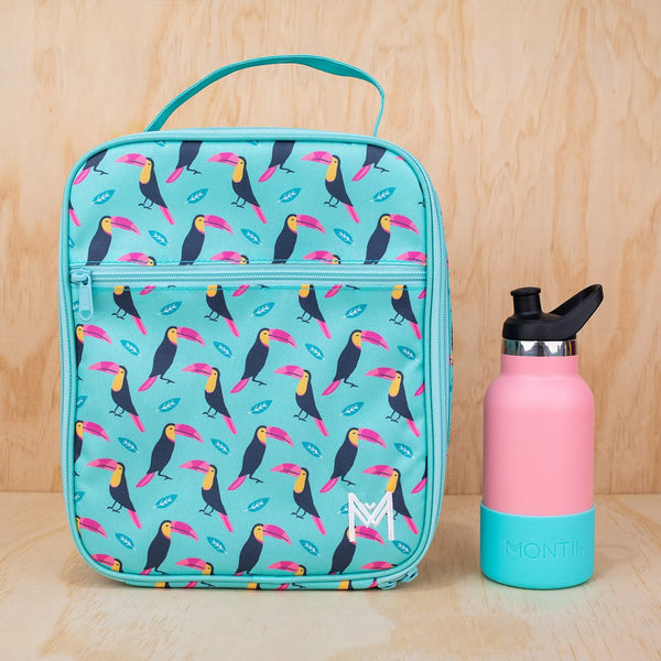 MontiiCo Large Insulated Lunch Bag - Toucan