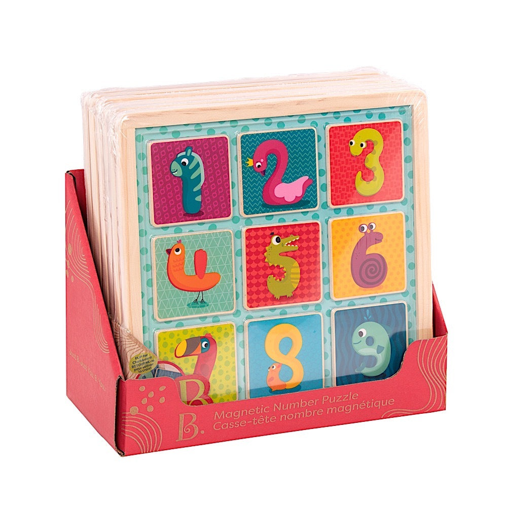 B.Toys 2 in 1 Magnetic Number Puzzle