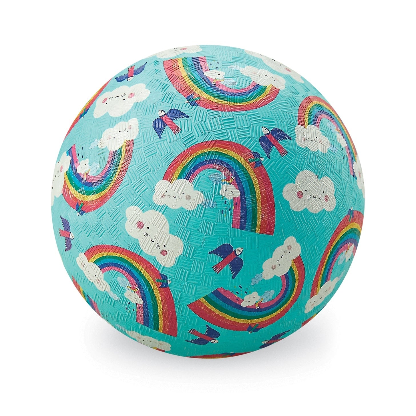 7inch Playground Ball - Rainbow Dreams Crocodile Creek Rata and Roo