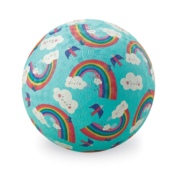 7inch Playground Ball - Rainbow Dreams Crocodile Creek Rata and Roo