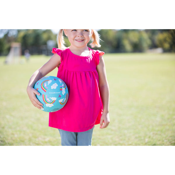 7inch Playground Ball - Rainbow Dreams Crocodile Creek Rata and Roo