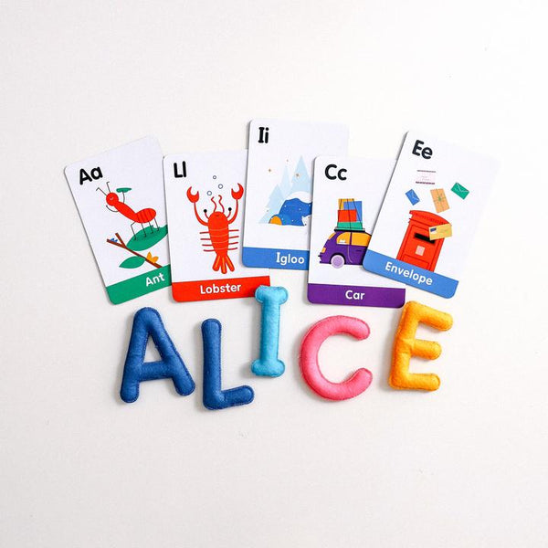 ABC Sensory Learning Felt Letters & Flashcards (Uppercase)