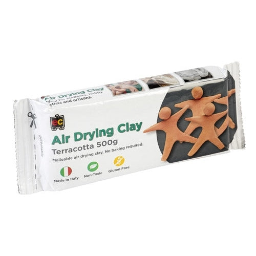 Air Drying Clay - Terracotta 500g EdColours Rata and Roo