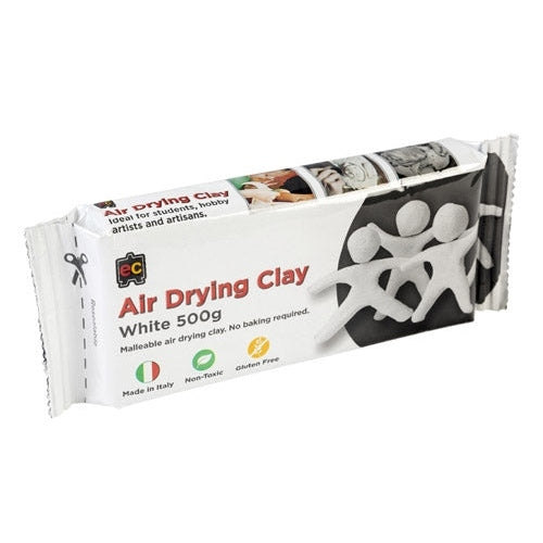 Air Drying Clay - White 500g EdColours Rata and Roo