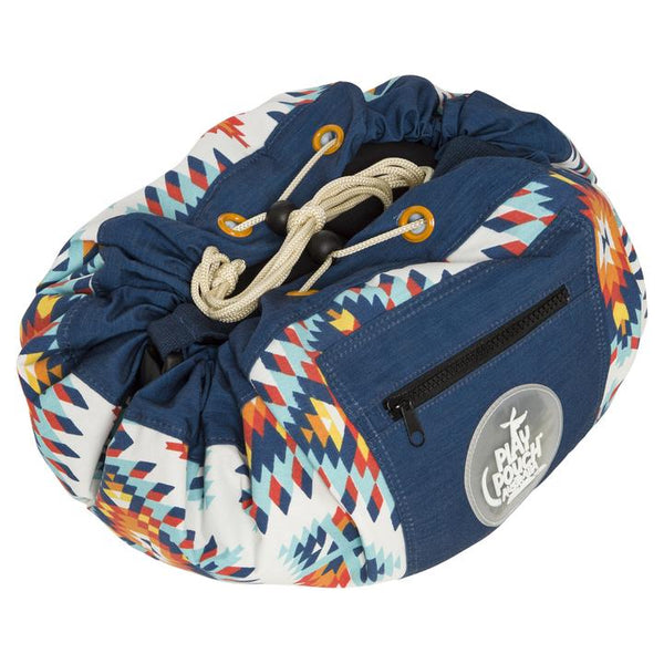 Aqua Mini Pouch - Aztec Play Pouch Rata and Roo