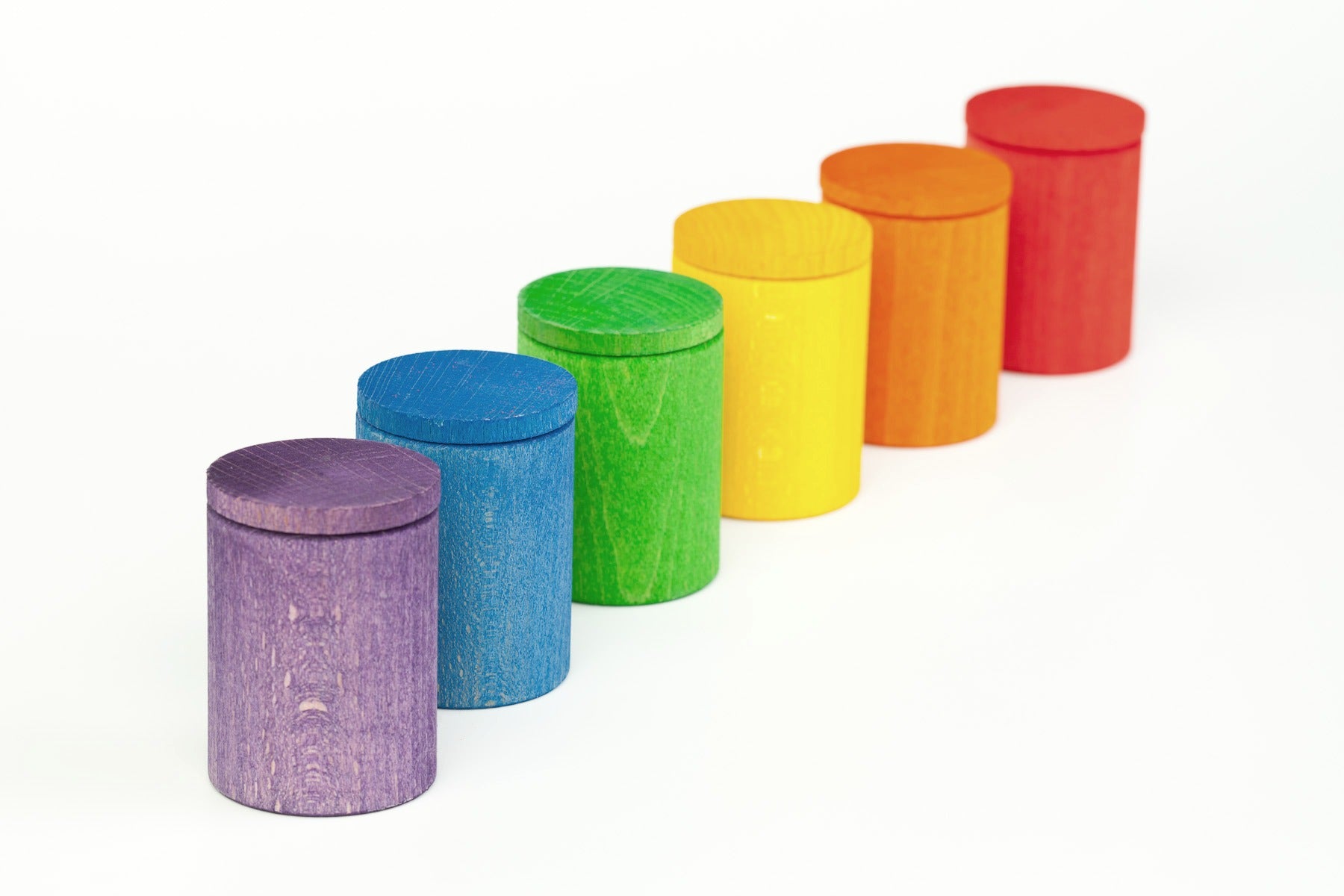 Grapat 6 Coloured Cups with Lids Rata and Roo