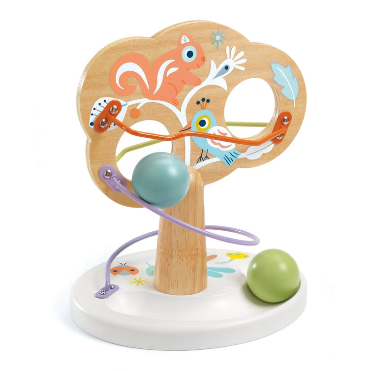 Baby Tree Wooden Game Djeco Rata and Roo