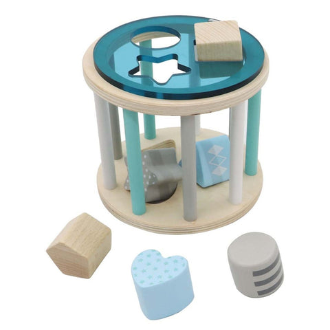 Calm & Breezy Rolling Shape Sorter - Blue Kaper Kidz Rata and Roo