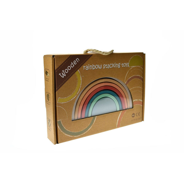 Calm & Breezy Stacking Rainbow - Terracotta Kaper Kidz Rata and Roo