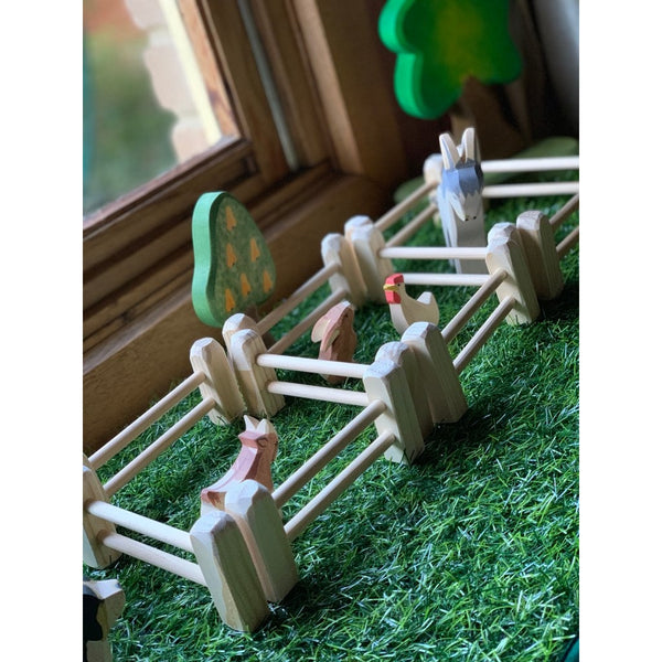 Chunky Wooden Fence Rata & Roo Toys Rata and Roo