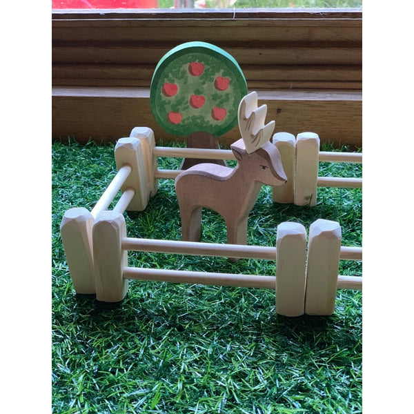 Chunky Wooden Fence Rata & Roo Toys Rata and Roo