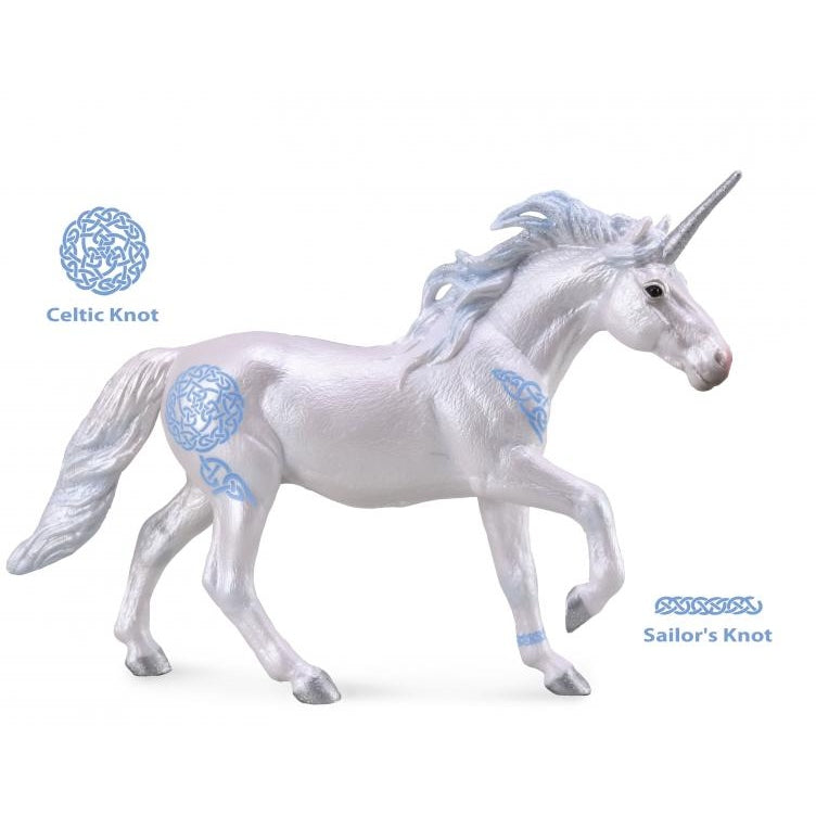 CollectA - Blue Unicorn Stallion CollectA Rata and Roo