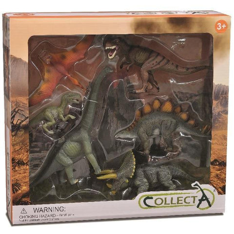 CollectA - Prehistoric Gift Set 6 Dinosaurs CollectA Rata and Roo