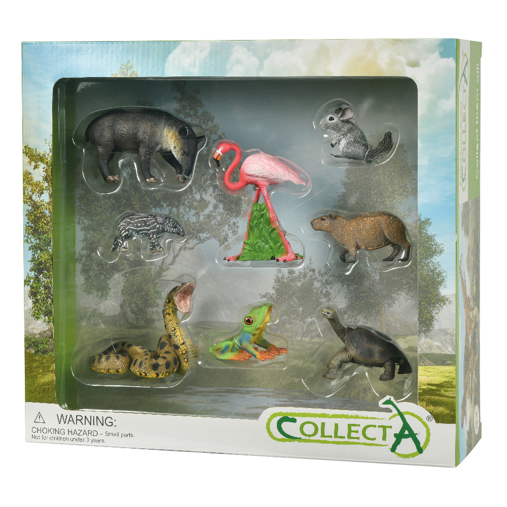 CollectA -Wild Life Gift Set 8 Wild Animals CollectA Rata and Roo