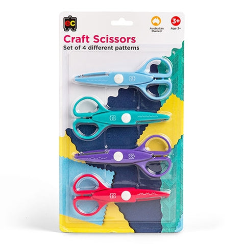 Craft Scissors - Set of 4 EdColours Rata and Roo