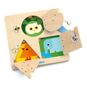 Djeco LockBasic Wooden Puzzle Djeco Rata and Roo