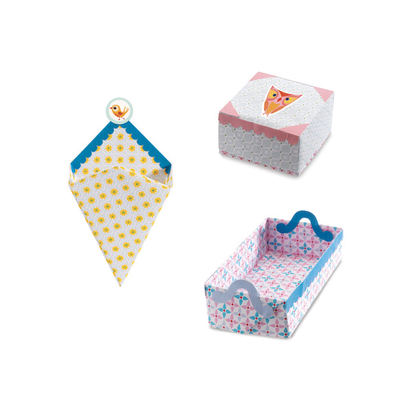 Djeco Origami - Small Boxes Djeco Rata and Roo