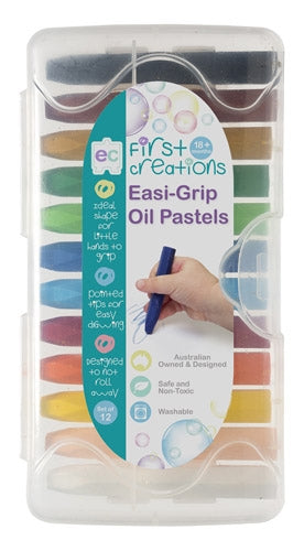 Easi-Grip Oil Pastels - Pack of 12