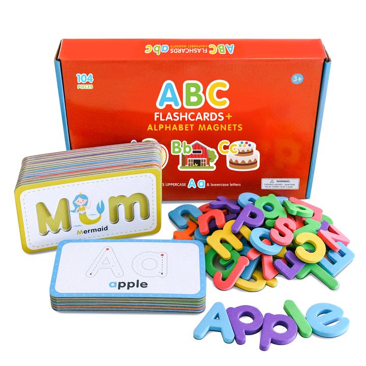 Flashcards & ABC Magnetic Letters Curious Columbus Rata and Roo