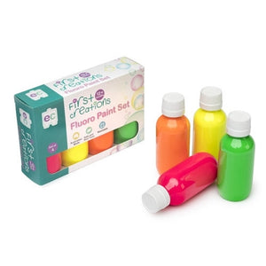 Fluoro Paint 100ml Set of 4 EdColours First Creations Rata and Roo