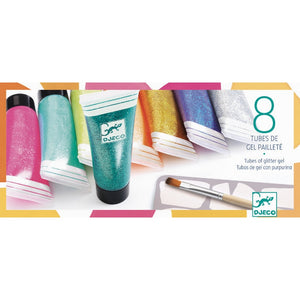 Glitter Gel Tubes 8 Djeco Rata and Roo