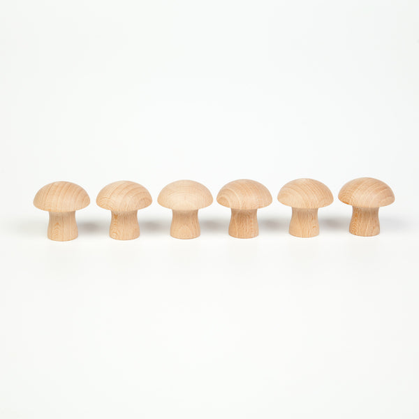 Grapat Mushroom Natural - 6 pieces Grapat Rata and Roo