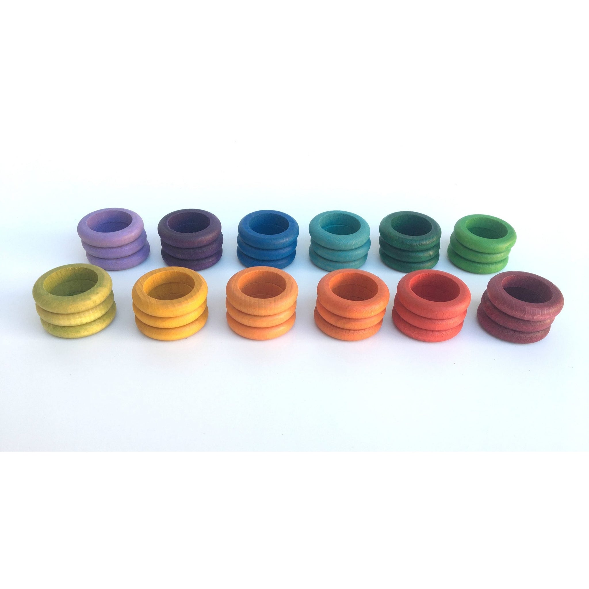 Grapat Rings 12 Colours, 36 pieces Grapat Rata and Roo