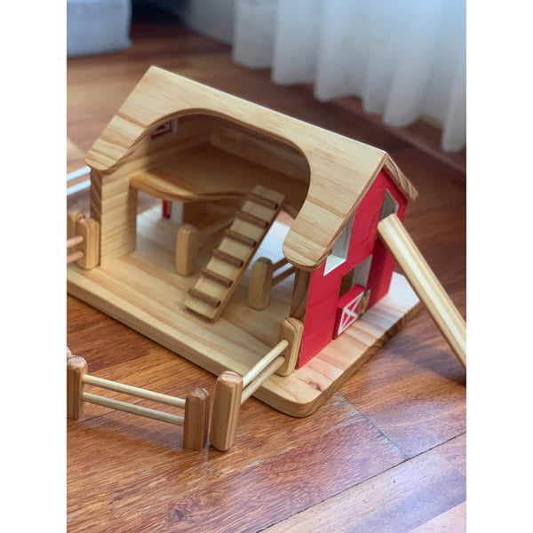 Handmade Wooden Nursery Barn Rata and Roo Rata and Roo