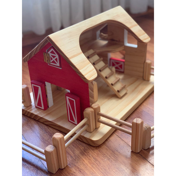 Handmade Wooden Nursery Barn Rata and Roo Rata and Roo