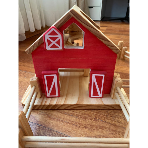 Handmade Wooden Nursery Barn Rata and Roo Rata and Roo