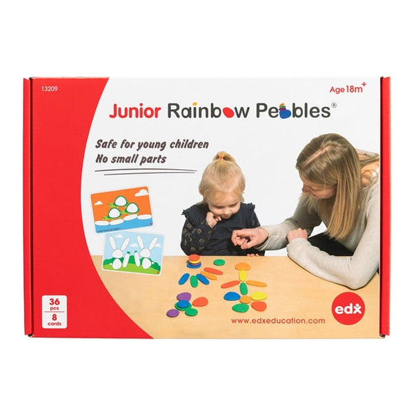 Junior Rainbow Pebbles Early Construction Set Edx Education Rata and Roo