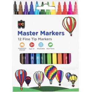 Master Markers Packet of 12 EdColours Rata and Roo