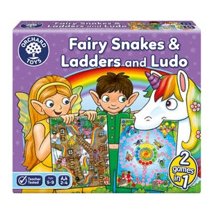 Orchard Game - Fairy Snakes & Ladders and Ludo Orchard Toys Rata and Roo