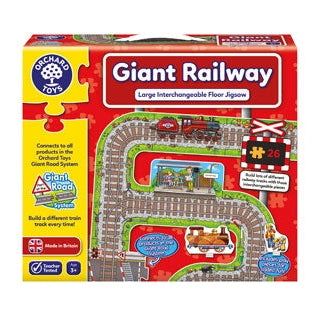 Orchard Jigsaw - Giant Railway Puzzle Orchard Toys Rata and Roo