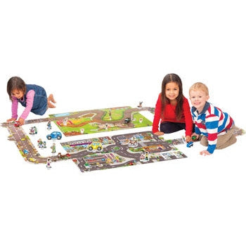 Orchard Jigsaw - Giant Town Puzzle Orchard Toys Rata and Roo