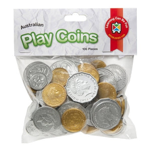 Plastic Coins - 106pieces Money Rata and Roo