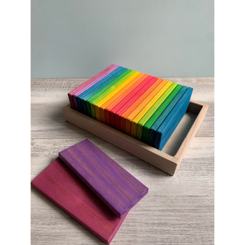 Rainbow Building Boards Rata & Roo Toys Rata and Roo