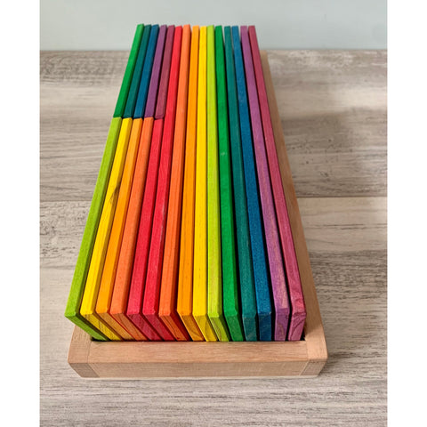 Rainbow Building Planks Rata & Roo Toys Rata and Roo